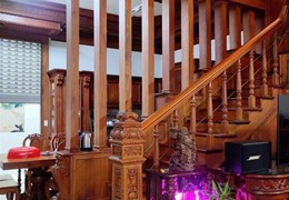 BIỆT THỰ GỖ CAO CẤP - DƯƠNG THỊ MƯỜI, QUẬN 12 - NGANG 6M, 4 TẦNG BTCT