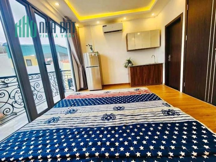 Bán Nhà Ngõ 1 Phố Bùi Xương Trạch 48m2 x 7 tầng thang máy, lô góc 10 phòng khép kín full nội thất,