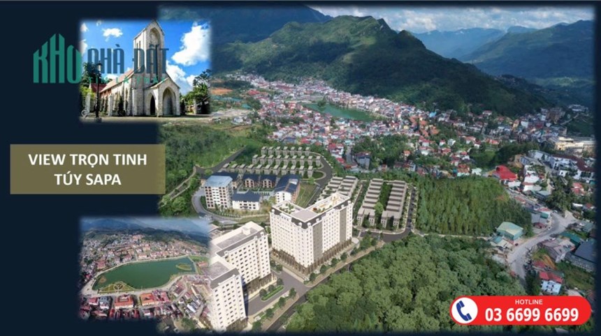 Siêu hot: Ra mắt CH nghỉ dưỡng đầu tiên tại Sapa - sở hữu lâu dài, view toàn cảnh thị trấn