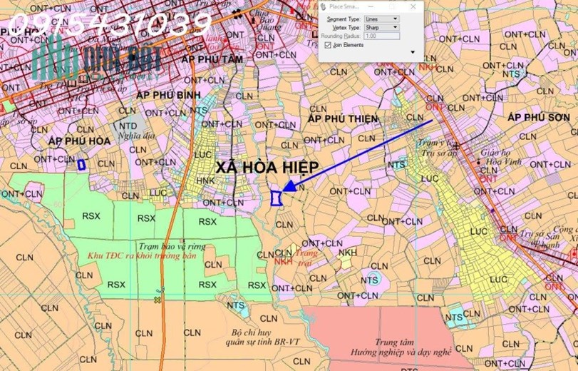 Cần bán 8.326 m² đất giá đầu tư tại Xã Hòa Hiệp, Xuyên Mộc, View Suối Mát lành