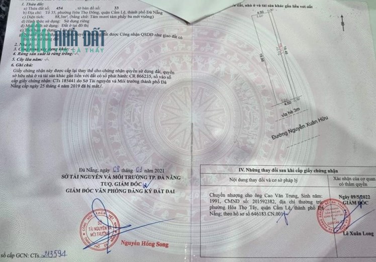 🔴💥Bán đất đường Nguyễn Xuân Hữu, Cẩm Lệ, Đà Nẵng