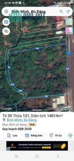 ĐẤT ĐẸP - CẦN BÁN  Lô Đất 15m Mặt Tiền DT760 Tại  xã Bình Minh, huyện bù Đăng, tỉnh Bình Phước
