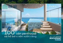 Tòa Tháp BEACHFRONT Siêu HOT Cuối Cùng Tại IXORA HỒ TRÀM - Hồ Bơi & Jacuzzi Ngoài Trời