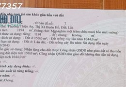 Bán nhà Bùi Xuân Phái, Phường Thiện An, Buôn Hồ, Xây kiên cố