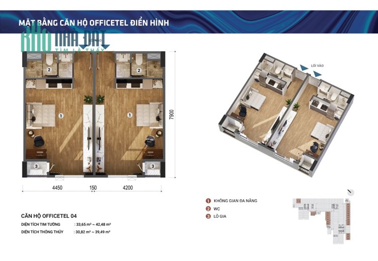 Căn hộ Officetel cạnh Ngã Tư Linh Xuân, full nội thất, CHỈ 1,2 TỶ/CĂN