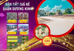 Bán đất sổ đỏ phường Hòa Nghĩa giá 495 triệu/ lô, mua bán công chứng ngay trong ngày.
