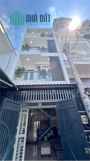 Khu Phân lô Nguyễn Duy Cung, P12, Gò Vấp – HXH, 60m2, 4 tầng, 5.8 tỷ