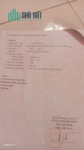 Bán Nhà Mặt Đường QL37 Thôn Vàng, Bích Động, Việt Yên, Bắc Giang