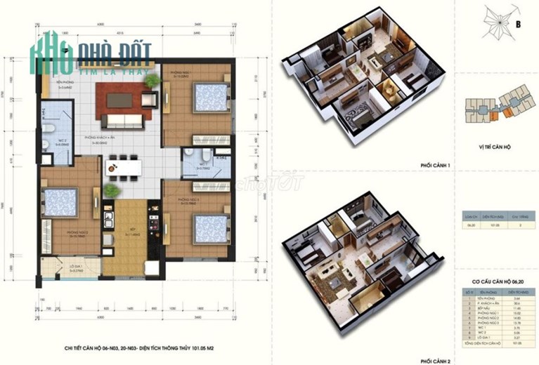 Chính chủ bán gấp CC góc 3PN N03, 87 Lĩnh Nam, DT 101.7m2, sổ đỏ giá 3.89 tỷ