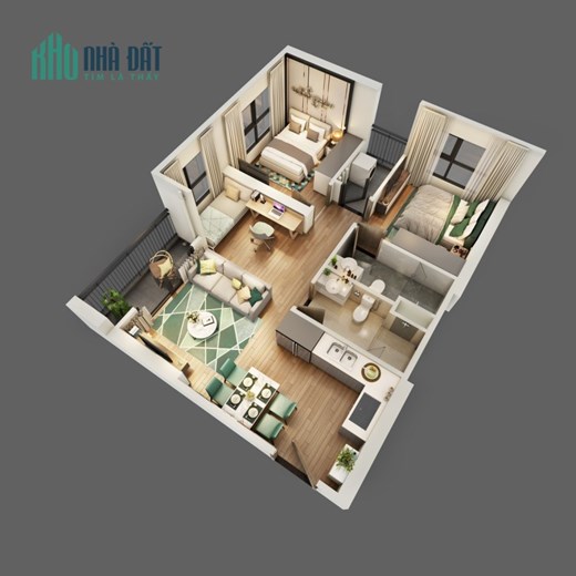 Bán Nhanh! Căn góc 2 ngủ +1 - SA5 Vinhomes Smart City, tầng trung đẹp, giá full 3.4 tỷ