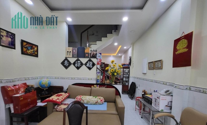 Bán nhà hẻm xe hơi đường Gò Dầu gần chợ Tân Hương, ngã tư Gò Dầu 4x13 đúc 2 tấm đẹp kiên cố.