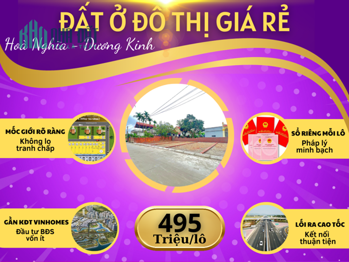 🌟 Cơ hội đầu tư bất động sản vốn ít đón sóng quy hoạch KĐT Vinhomes Dương Kinh rộng 240ha