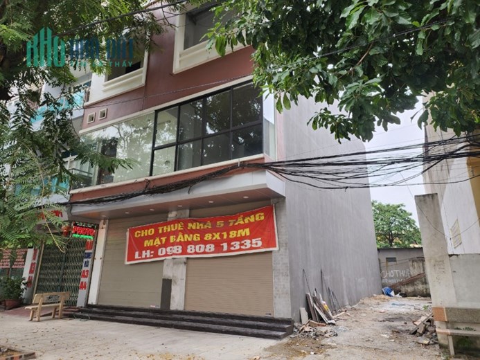 Tôi Chính chủ Cho thuê toà nhà 5 tầng gồm 2 lô mb liền kề MT8m làm văn phòng cửa hàng – Đường Kinh