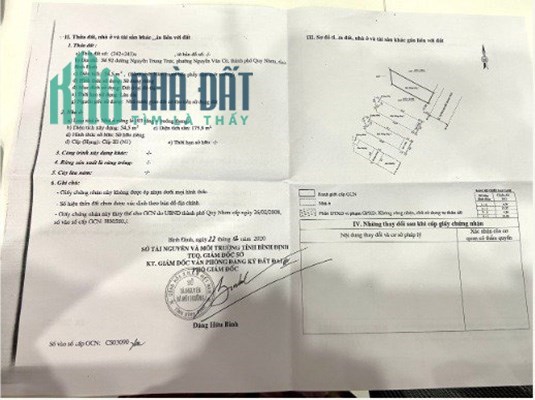 BÁN NHÀ TẶNG NỘI THẤT MT TRUNG TÂM NGUYỄN VĂN CỪ-QUY NHƠN-BÌNH ĐỊNH