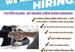 Tuyển Dụng 20 NVKD Và 1 Bạn Digital Marketing BDS lam tại Đồng Nai. Lh:0961221107 - 0814589589
