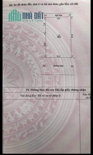 Cần Bán 285m Full Thổ Cư Lam Điền Đường Thông Ô Tô  Giá 3.8 Tỷ Thương Lượng