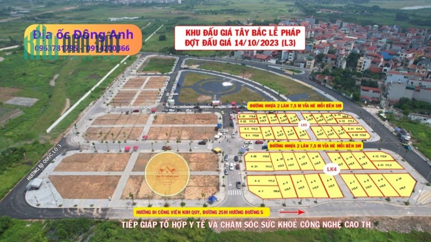 Đấu giá Lễ Pháp
Giá siêu mềm, Vị trí siêu đẹp có 102 tại Huyện Đông Anh, TP. Hà Nội