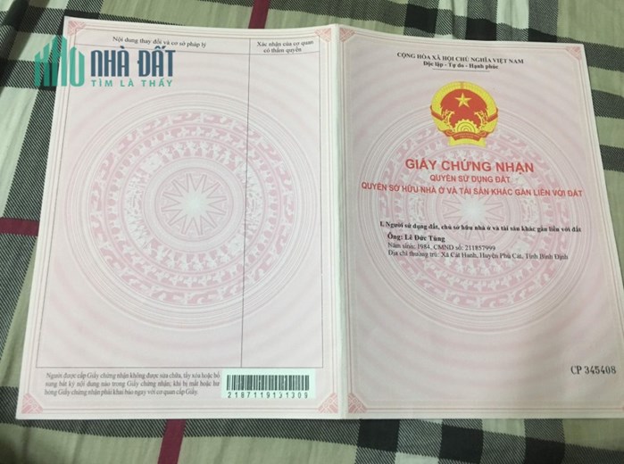 CHÍNH CHỦ BÁN ĐẤT THỔ CƯ 6500M2 VÀ 500M2(SẴN NHÀ CẤP 4) TẠI BÌNH ĐỊNH. LH:0908684522