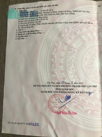 BÁN NHÀ ĐẸP MỚI HẺM VÕ TÁNH CÁCH CHỢ CÁI RĂNG 200M 44M 1.65 TỶ. LH:0949515179