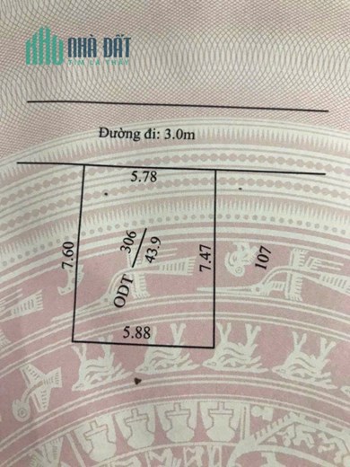 BÁN NHÀ ĐẸP MỚI HẺM VÕ TÁNH CÁCH CHỢ CÁI RĂNG 200M 44M 1.65 TỶ. LH:0949515179