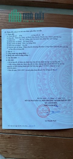 Chính chủ bán 39m2 đất Bích Hòa,Thanh oai,ngõ to,gần đường oto