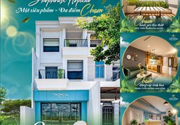 SHOPHOUSE PHONG CÁCH TROPICAL ĐẦU TIÊN TẠI TP ĐỒNG XOÀI