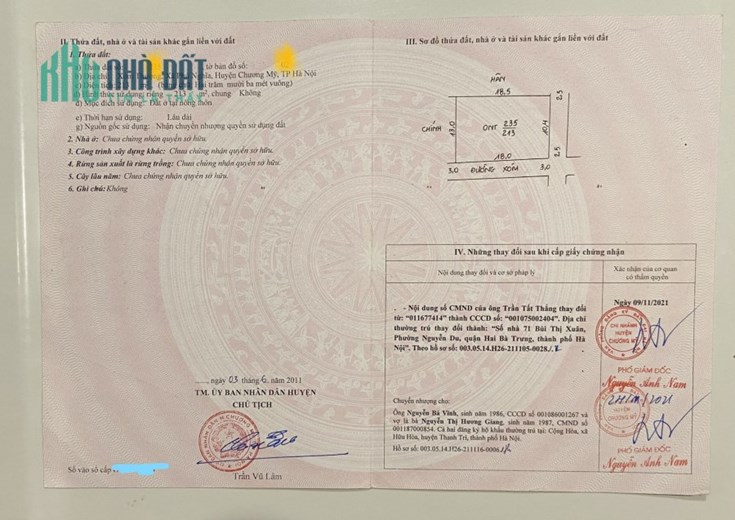 Bán 213m Full Thổ Cư Lô Góc Phú Nghĩa Ô Tô Vào Đất Giá 4 Tỷ