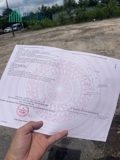 Cần sang lại miếng đất trung tâm thị trấn tại bình dương
