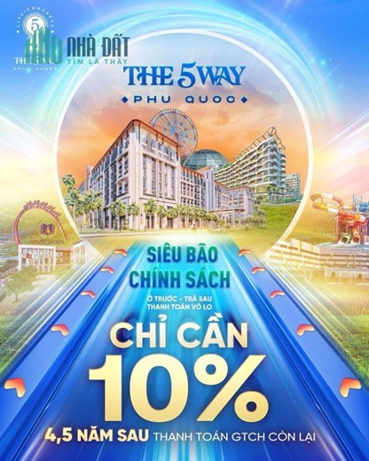 Chỉ bỏ ra10% giá trị căn hộ biển với vô vàn tiện ích, FULL NỘI THẤT rồi NHẬN NHÀ để ở hoặc cho thuê