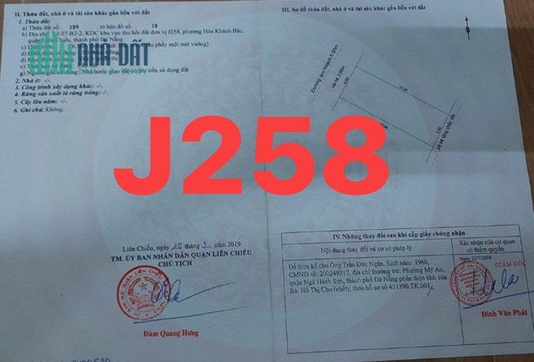 🔴💥Bán đất J258 đường Xuân Thiều 36, Liên Chiểu, Đà Nẵng