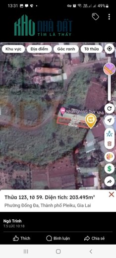 ĐẤT ĐẸP - GIÁ TỐT - Cần Bán Nhanh Lô Đất Vị Trí Đắc Địa Tại Phường Yên Thế, TP Pleiku
