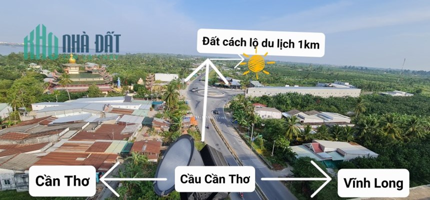 BÁN 2000M2 ĐẤT TẠI TX.BÌNH MINH T.VĨNH LONG CHỈ 900TR 1 CÔNG. LH:0939100228.