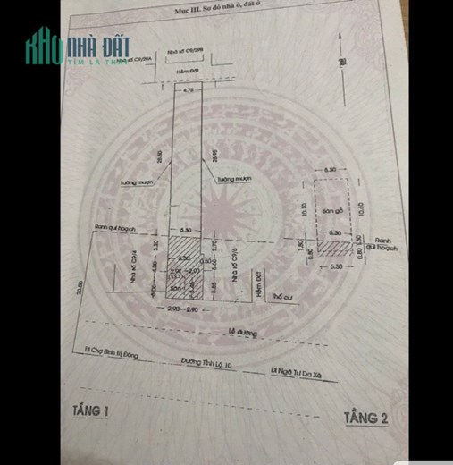 Bán nhà mặt tiền 502 đường Tỉnh Lộ 10 Phường BTĐ 200m2 SHR 23.8 tỷ. Lh:0908672672