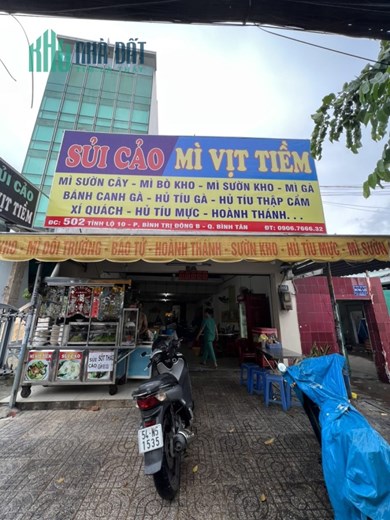 Bán nhà mặt tiền 502 đường Tỉnh Lộ 10 Phường BTĐ 200m2 SHR 23.8 tỷ. Lh:0908672672