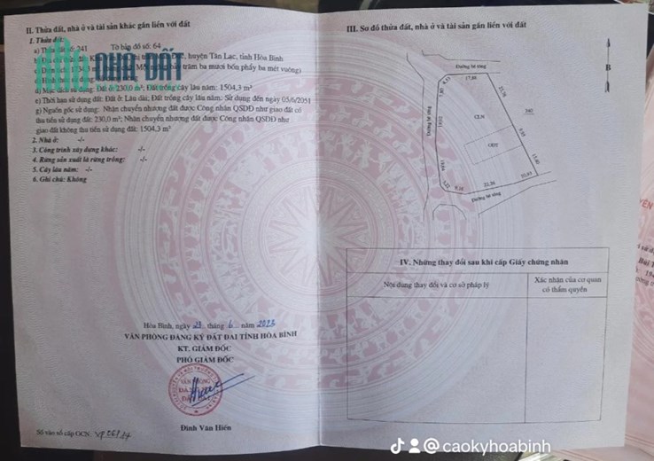 Bán 2 lô đất liền kề vị trí đẹp tại thị trấn Mãn Đức, sẵn sổ, chỉ 195tr 1 lô. Lh0356831386