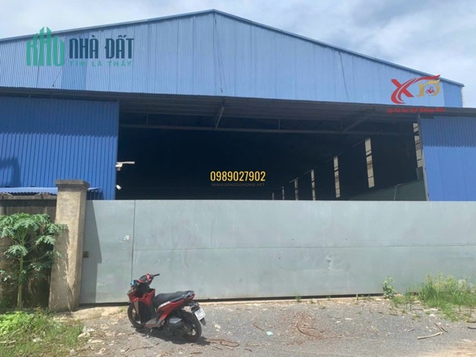 Cho thuê kho xưởng Hố Nai 3 Trảng Bom 2000m2 chỉ 50 triệu/tháng