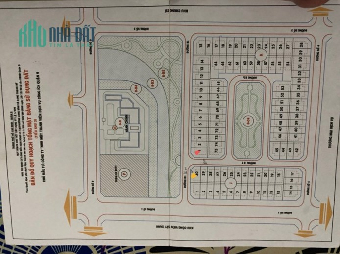 Lô góc 2 măt tiền khu dân cư phước thiện DT 228m giá đầu tư