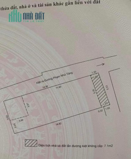 81 m2, Nhà cách mặt tiền 25m, Phạm Nhữ Tăng, Quận Thanh Khê, 1 tỷ 990