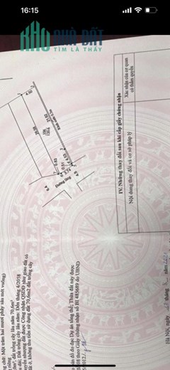 120.6 MẶT ĐƯỜNG NINH SƠN - TT CHÚC SƠN ĐẤT THỊ TRẤN MẶT KINH DOANH  GIÁ MẶT NGÕ chỉ hơn 10 triệu/m