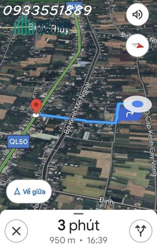 Chính chủ cần bán lô đất thổ cư tại xã Thạnh Nhựt, Gò Công Tây, Tiền Giang