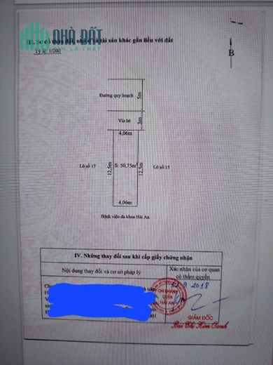 Bán nhà 4 tầng độc lập dân xây 50M tái định cư ngay Trần Hoàn Hải An 4ty500