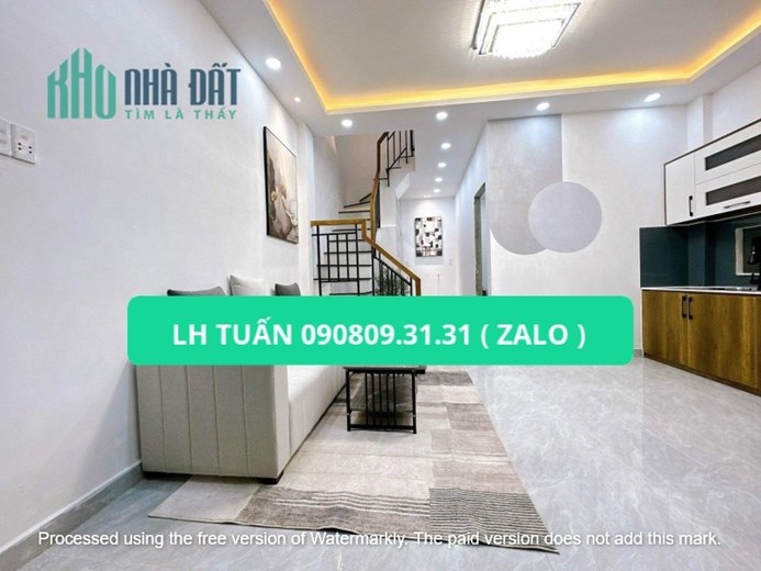 3131- Bán Nhà P15 Phú Nhuận Huỳnh Văn Bánh 40m2 , 2 Tầng , 3 PN Giá 4 tỷ 4