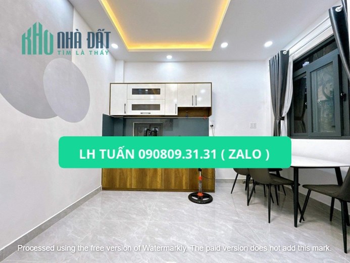 3131- Bán Nhà P15 Phú Nhuận Huỳnh Văn Bánh 40m2 , 2 Tầng , 3 PN Giá 4 tỷ 4