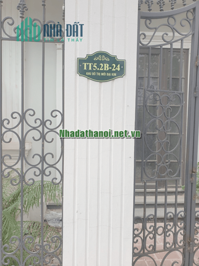 Bán nhà liền kề số TT5-2B -24 Khu đô thị mới Đại Kim, Quận Hoàng Mai, 72m2 giá 15.8 tỷ