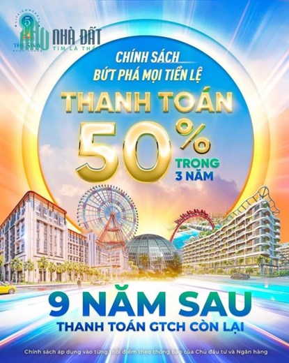 BỎ RA 50% LÀ SỞ HỮU ĐƯỢC CĂN HỘ BIỂN THE5WAY VIEW TRIỆU ĐÔ TẠI PHÚ QUỐC