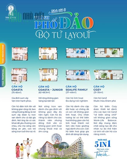 BỎ RA 50% LÀ SỞ HỮU ĐƯỢC CĂN HỘ BIỂN THE5WAY VIEW TRIỆU ĐÔ TẠI PHÚ QUỐC