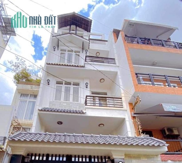 Bán Nhà Hậu Giang, Tân Bình, 91m2 , 5 Tầng, 1 Hầm Xe, Hẻm nhựa 6m, Chỉ 15.5
