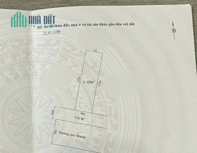 Bán lô đất tái định cư Đồng Giáp Hải An