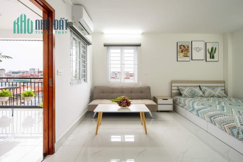 Studio đẹp lung linh Thái Thịnh, full đồ cao cấp, ban công cực chill, chỉ 5tr1 (có bớt)