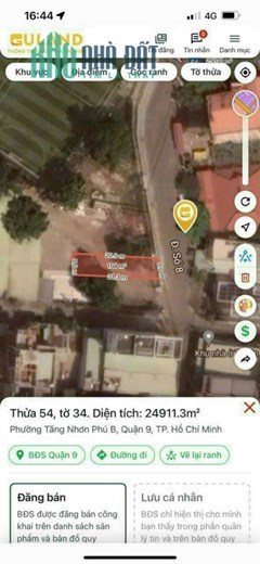 Bán Đất mặt tiền đường 8 nối dài Tăng Nhơn Phú B, Quận 9